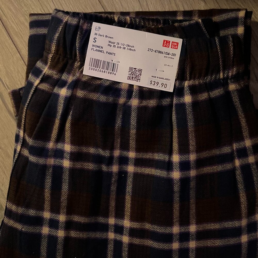 Uniqlo Flannel Pants | Checked Small